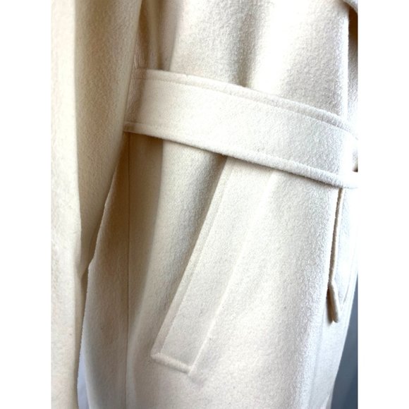 Ted Lapidus 100% Wool Coat in Cream, Women's Size 8 US - Picture 10 of 16